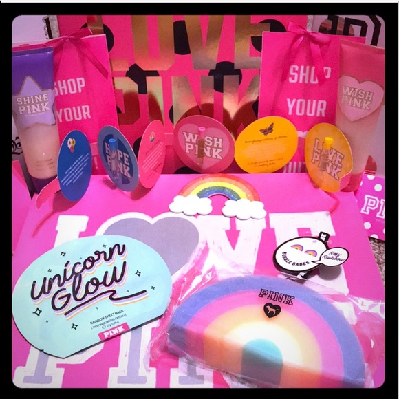 💕PINK VS Bubble Babes Bath Sponge Bundle NWT💕 - Picture 2 of 6